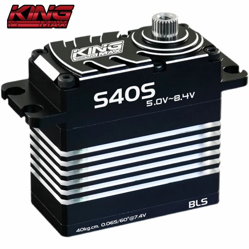 

Kingmax S40S 89g 40kg.cm@7.4V High-precision Steel Gears Waterproof Digital Standard Servo for RC Fixed Wing Scale Car