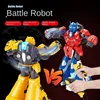 somatosensory control battle robot music light large double battle boxing toy RC robot toy parent-child interactive game gift 2