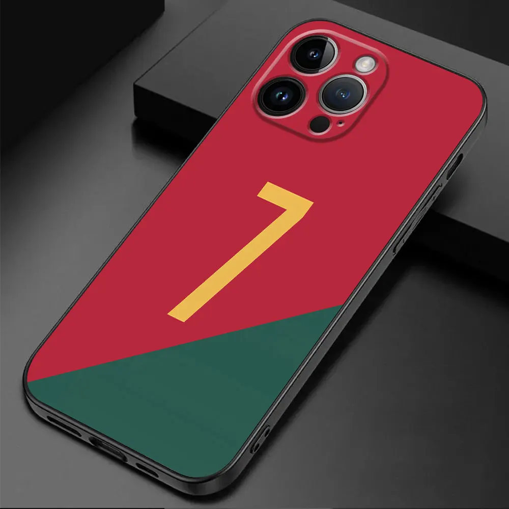 Football Star Digital Art TPU Soft Phone Case Cover