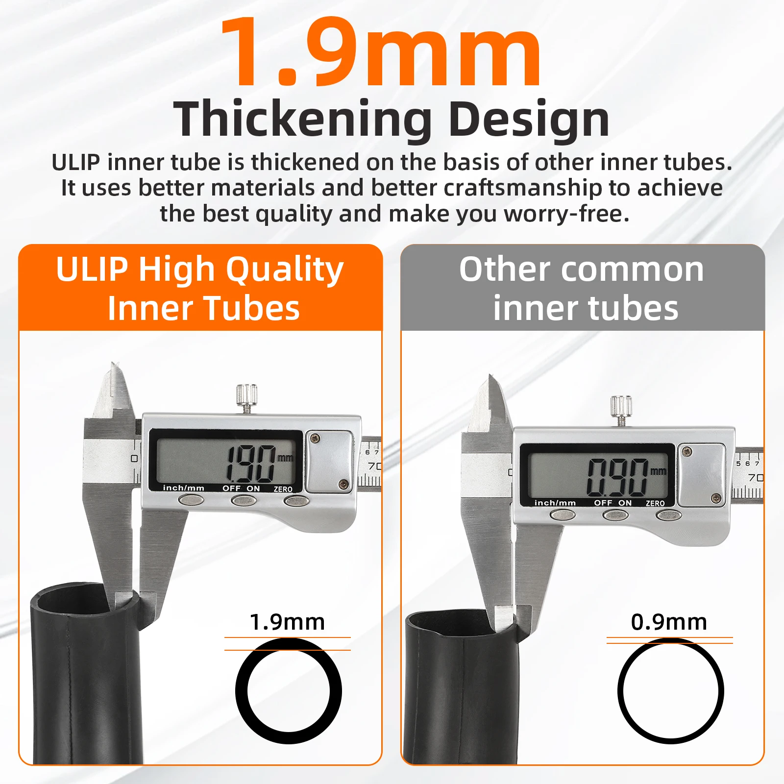 Ulip 8.5x3 Thicken Tubeless Tire & Ulip 8 1/2x2 Inner Tube For Kirin G2 Pro Electric Scooter VSETT 9+ Zero8/9 Off-road Tyre 8.5*3 scooter accessories,scooter tire