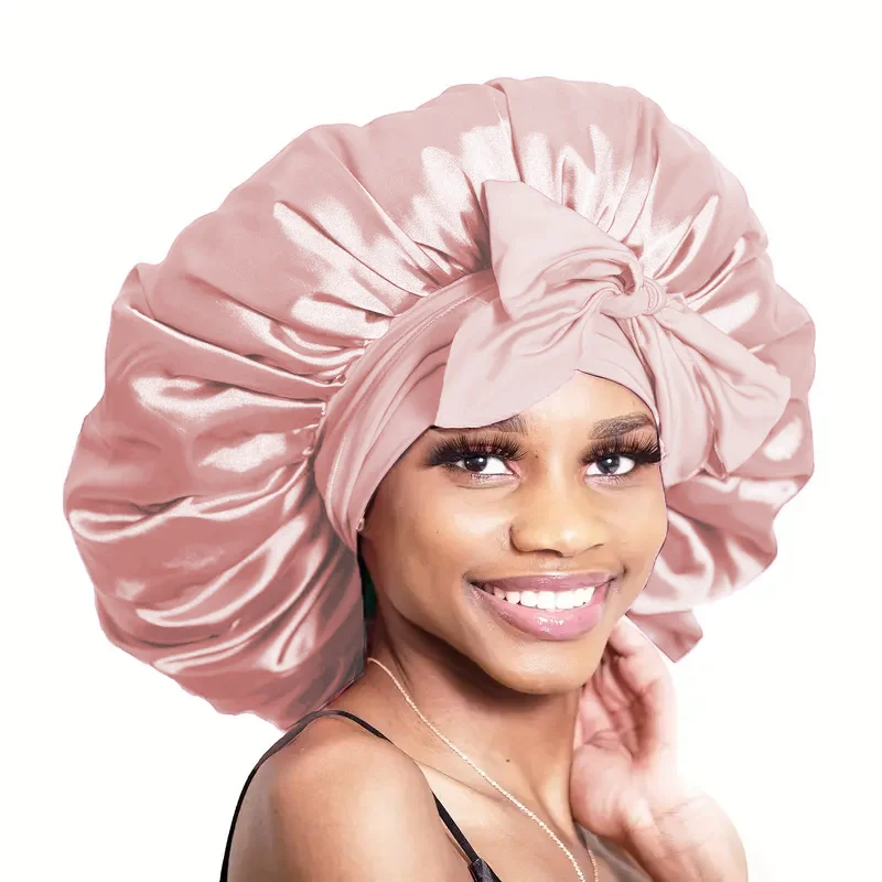 Silk Bonnet Hair Bonnet Satin Bonnet Satin Nightcap Sleeping Cap Satin Bonnet Bonnet Adjustable Bonne For Sleeping Hair With Tie Band Bonnets For Women Men