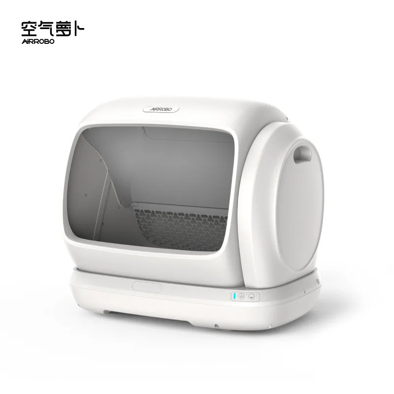 대형 오픈형 자동 세척 고양이 화장실 에어 C40 스마트 전기 고양이 변기 (냄새 제어 및 저소음 기능 포함)