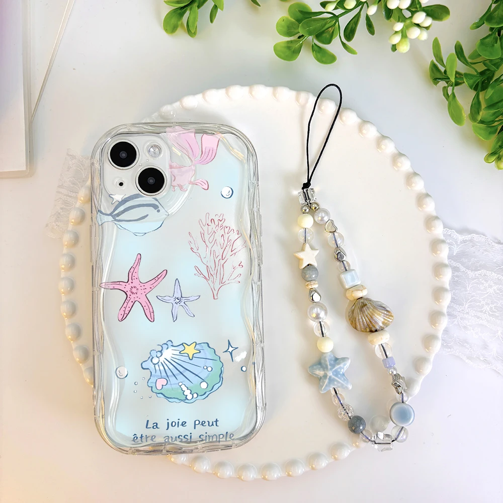 Jellyfish Starfish Design Protective Phone Case