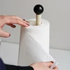 Nordic Kitchen Napkin Rack Roll Paper Holder Shelf Tissue Support Stand Wooden Organizer Aesthetic Home Decor Accessories 4
