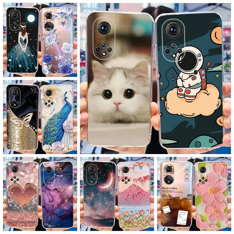 Clear Silicone Soft Slim Phone Case with Fashion Painted Design