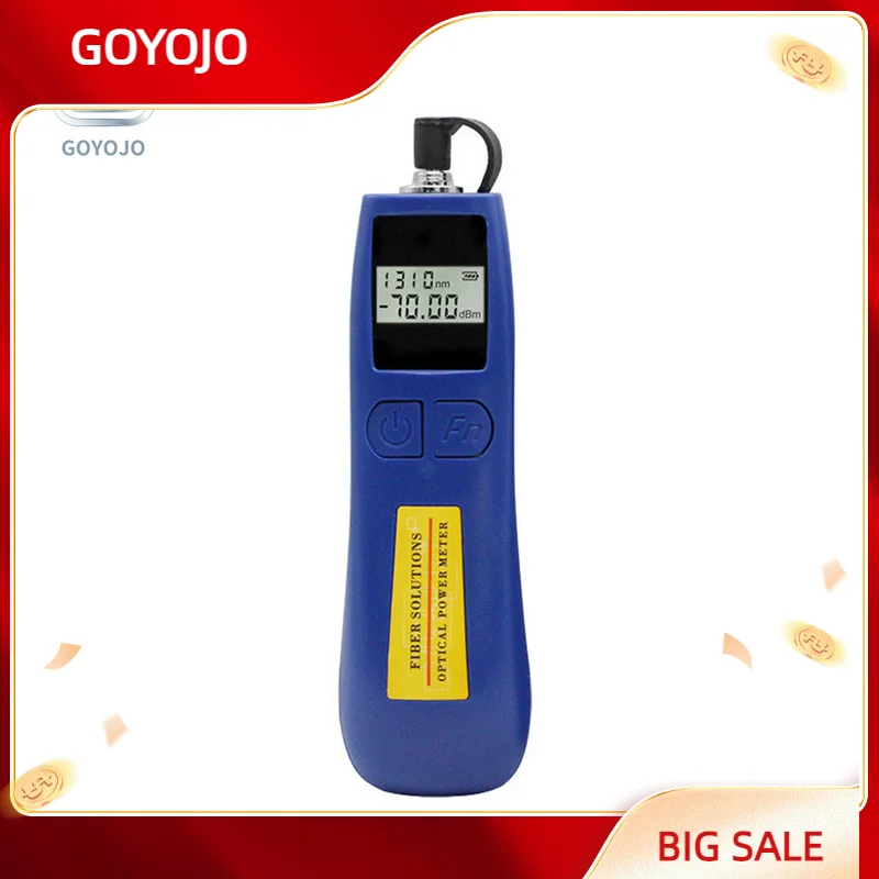 

Mini Optical Power Meter Tester Fiber Work Rate Handheld