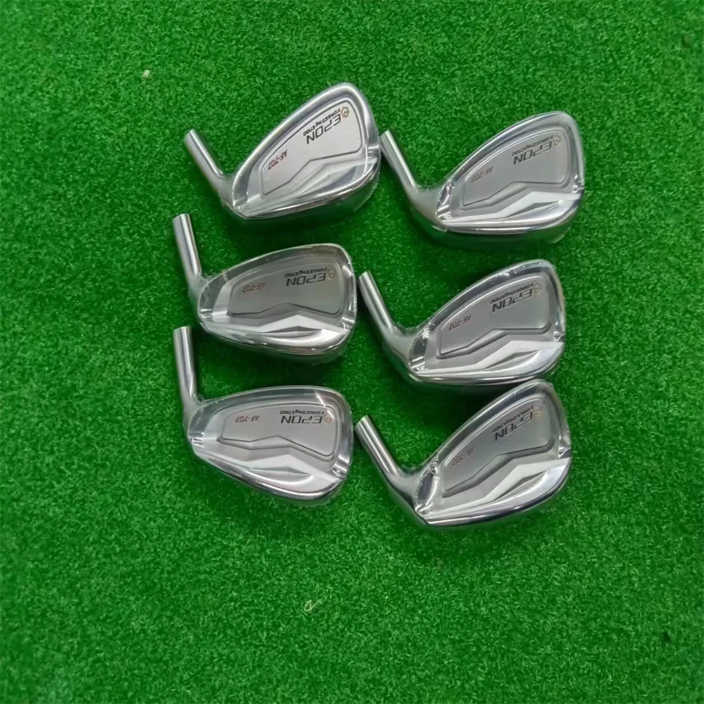 E-P-O-N AF-707 Golf Irons with Shaft and Grips ,silver 5.6.7.8.9.P 6PCS, Soft Iron Forged, Golf Clubs, 6Pcs