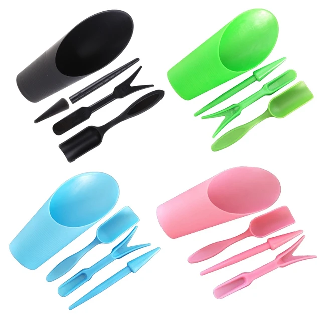 4Db Kerti Ültetvénykészlet Vető Lapátkapocsos Vödör Bonsai Palánta Fúró Szerszám - Image 3