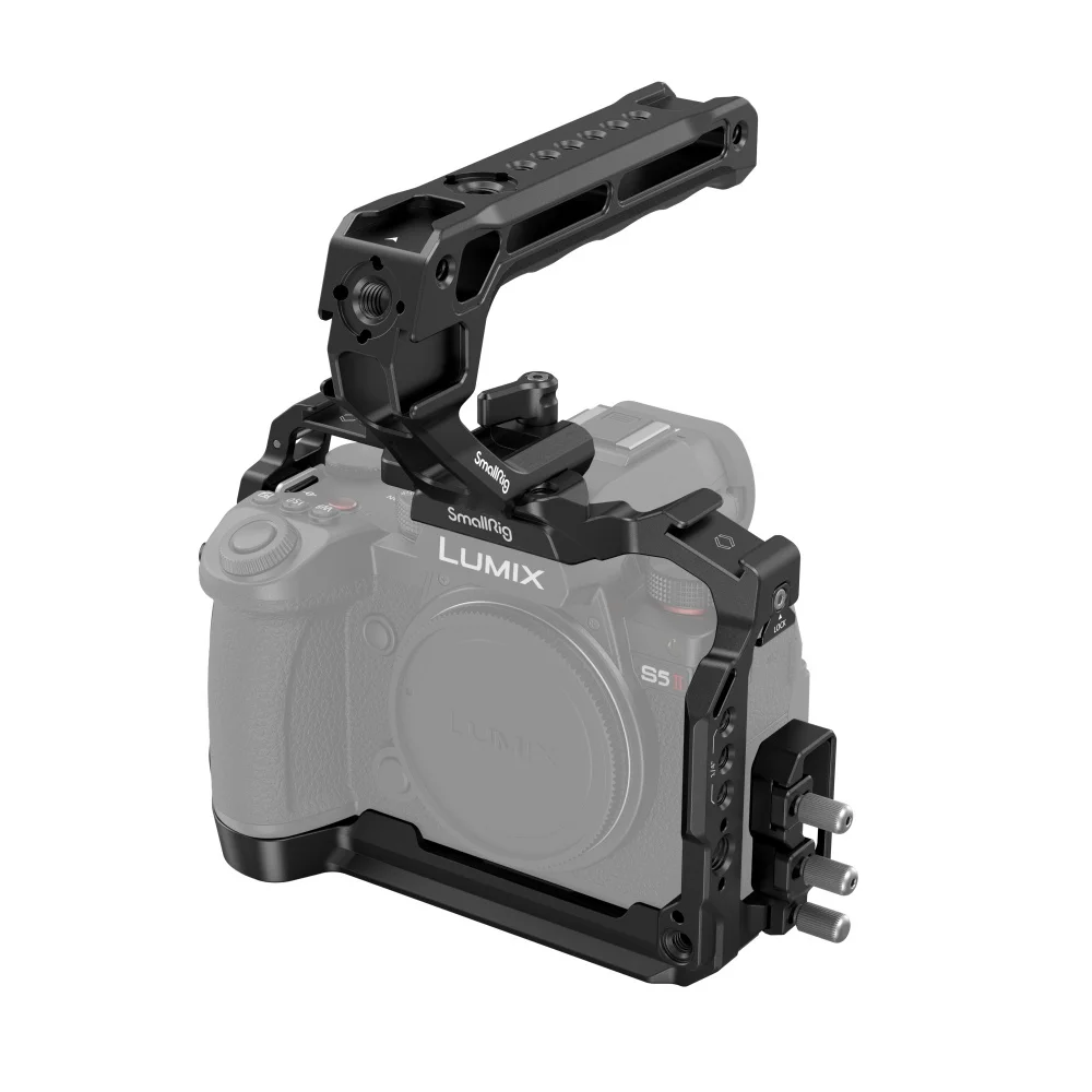 

Quick-Release Plate Black Mamba Cage Kit for Panasonic LUMIX S5 II / S5 IIX with Arca-Swiss for RS2 /RS3 4143