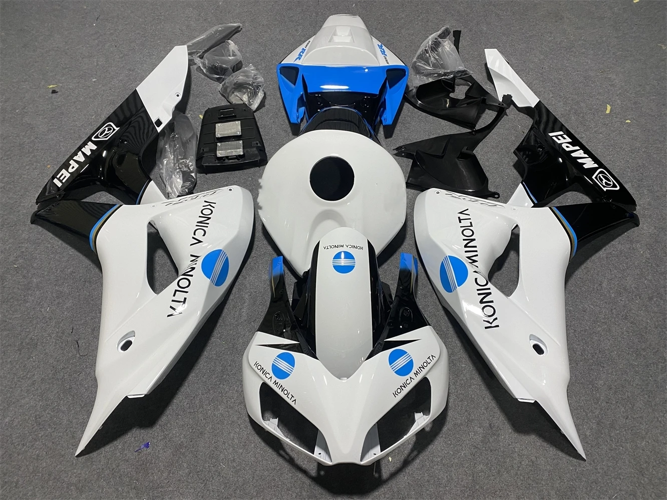 

Комплект обтекателей для мотоцикла подходит для CBR1000RR 2006 2007 CBR1000 06 07 Белый Синий Корпус для мотоцикла