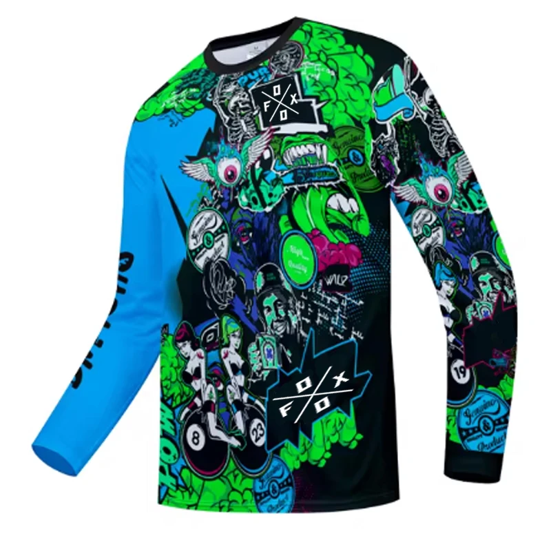 thumbnail image 1 of Camiseta de manga corta para ciclismo de montaña, carreras de cross country, descenso, Poc, MTB, todoterreno, MX, enduro, motocross, 1 of 4