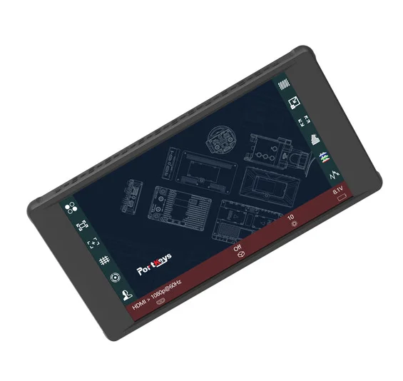 Portkeys PT6 5.2" Touch Screen 4K Display Field Monitor Real Time Live Steaming Stretch Legs Effects for DSLR Camera