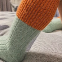 2-12 Year Wool Socks Girl Stitch Kids Baby Girls Children's Boys Sock Cute Toddler Warm Winter Woman Leggings Clothing 6