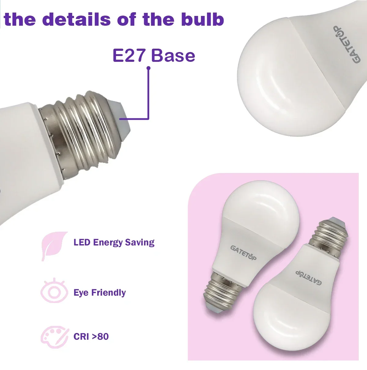 1-10개 LED 전구 램프 E27 AC 220V 110V 전구 12W 램프다 봄빌라 주광등 가정용 샹들리에 거실용 LED