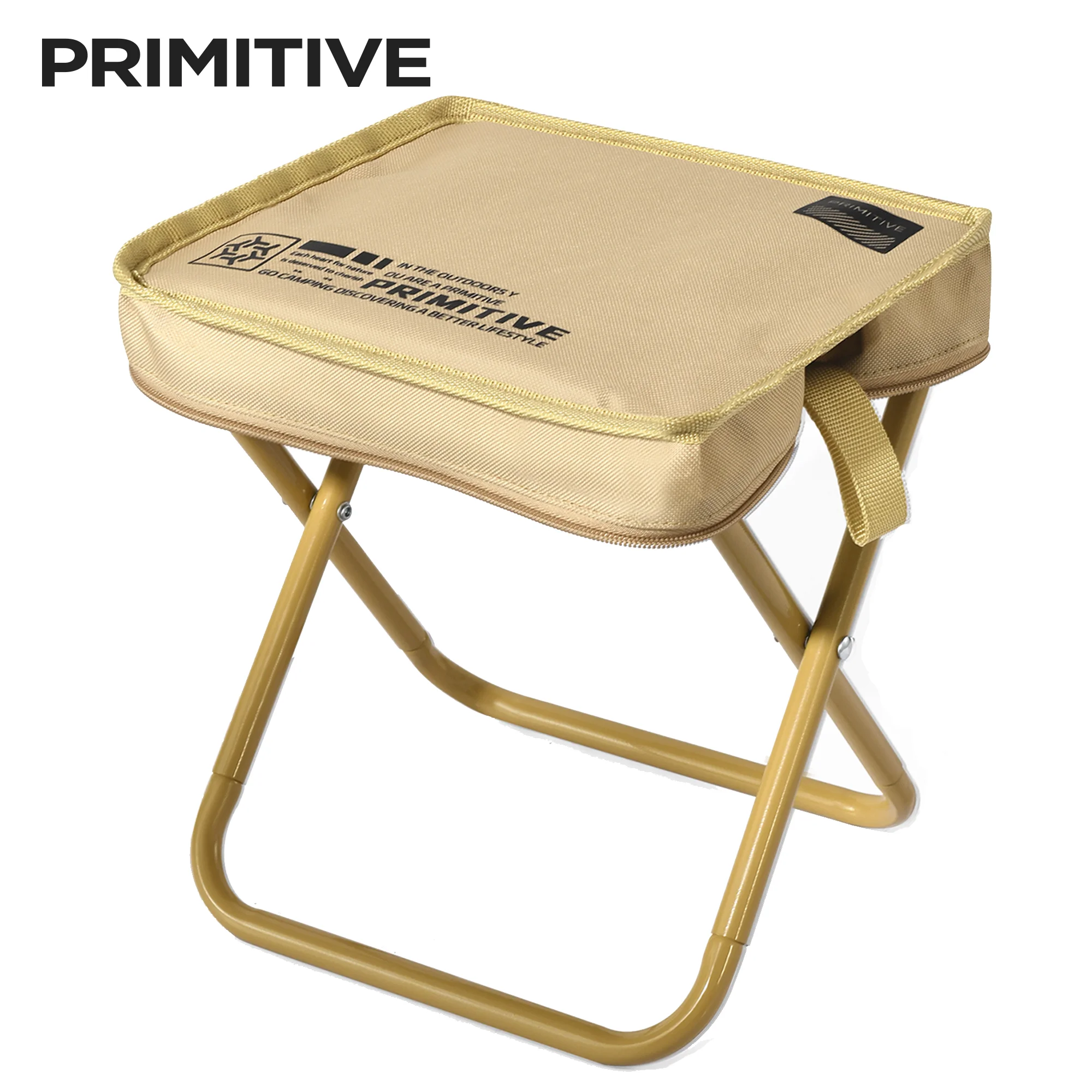 Tabouret pliant ultraléger PRIMITIVE - Siège de pêche portable pour camping et randonnée
