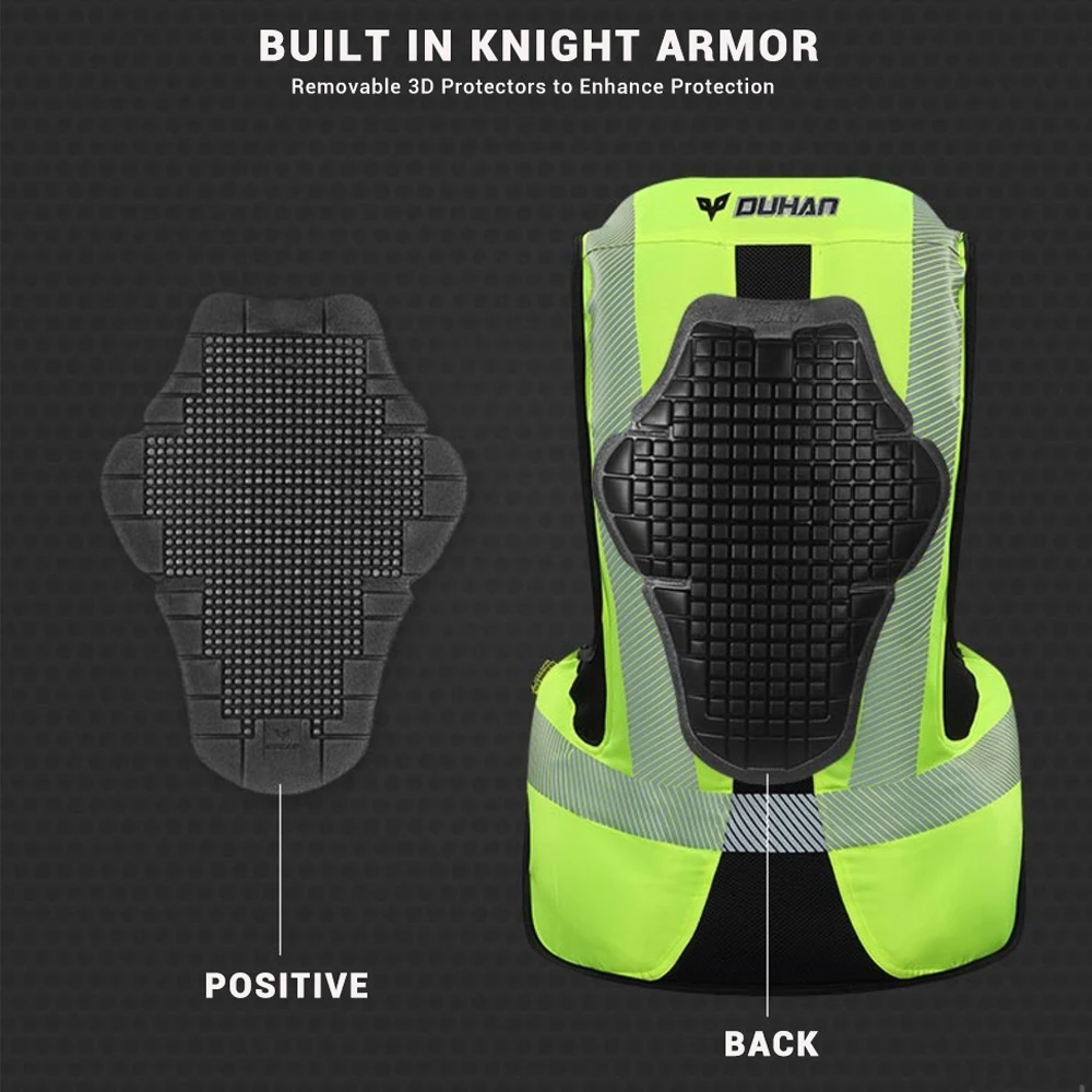 DUHAN Motorcycle Vest Airbag Motorcycle Vest Air Bag System Protective Gear Reflective Motorbike Airbag Moto