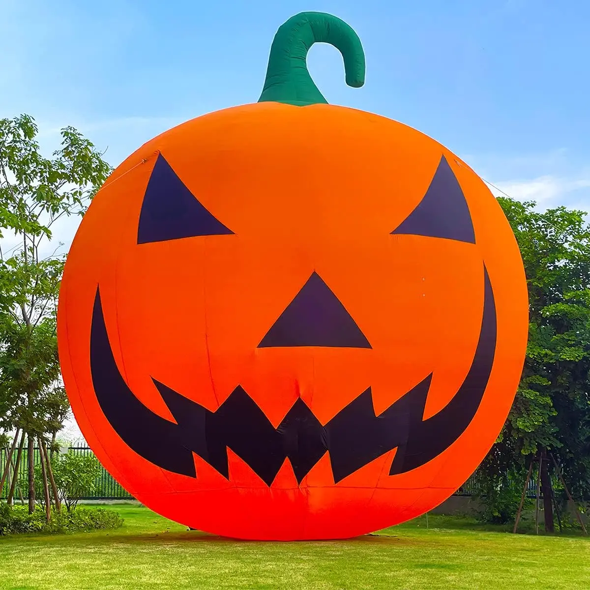Giant202633FtHalloweenInflatablePumpkinDecorationswithBlower