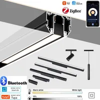 Modern Magnetic Track light system for Tension stretching ceiling soft film magnetic Rail Lamp concealed track lights livingroom 1