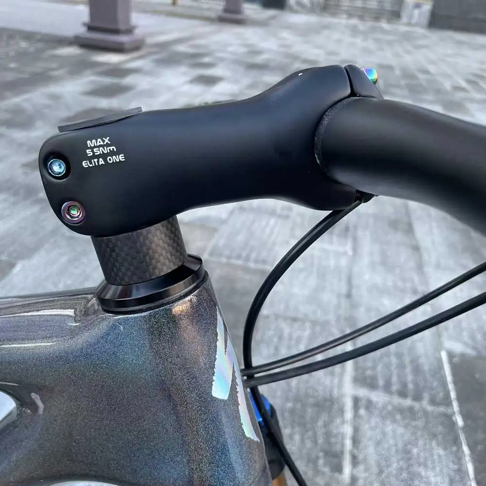 Potence Vélo Carbone – ±6/17° – Aluminium – 60 à 120 Mm – VTT/Route
