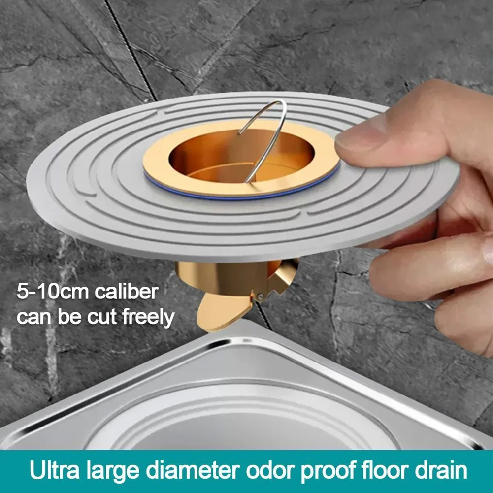 

1pc Backflow Preventer Shower Floor Drain Anti-odor Sink Strainer Universal Fast Drainage Floor Drain Bathroom Accessories