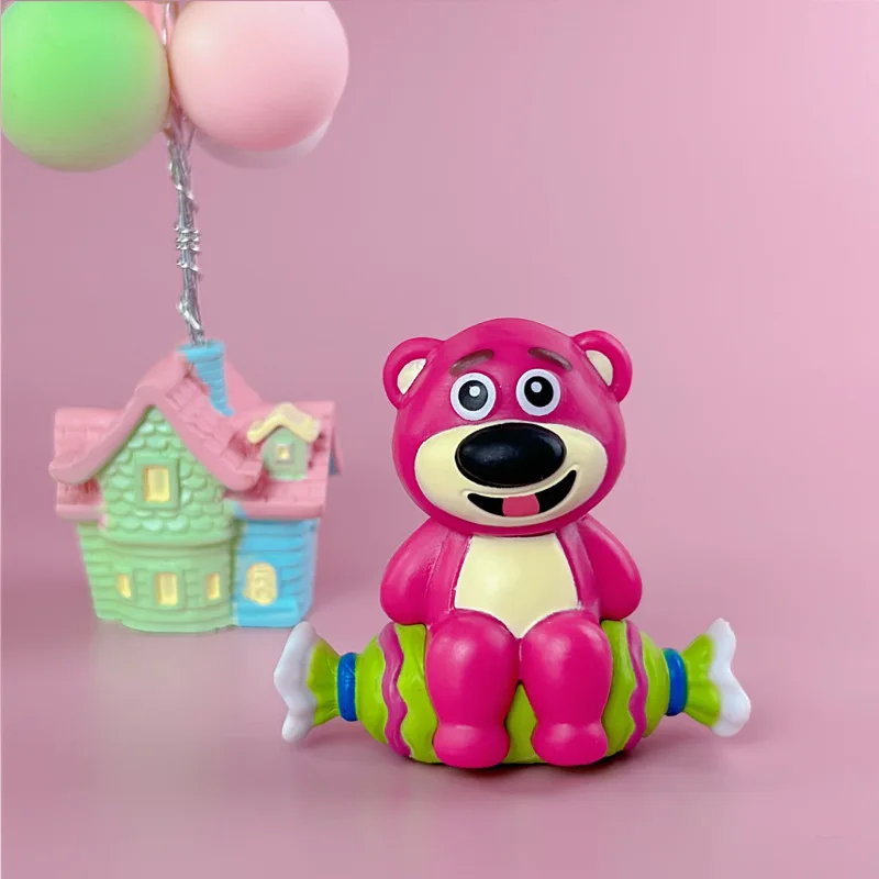 Disney Strawberry Bear Handmade Ultraman Toy Twisted Egg Doll Decoration Anime Lotso Set Gadget Huggy Wuggy