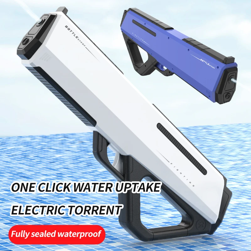 Spraying Guns Continuous Firing Summer Pool Toy Fully Automatic Watergun Electric Water Gun Outdoor Toys For Children_voghion.com