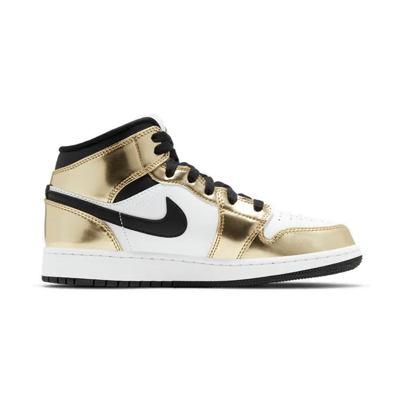 Nike Air Jordan 1 AJ1 Little Leonard Liquid Gold Sneakers Men's Shoes Women's Shoes DC1420-700 DC1420/DC1419-700