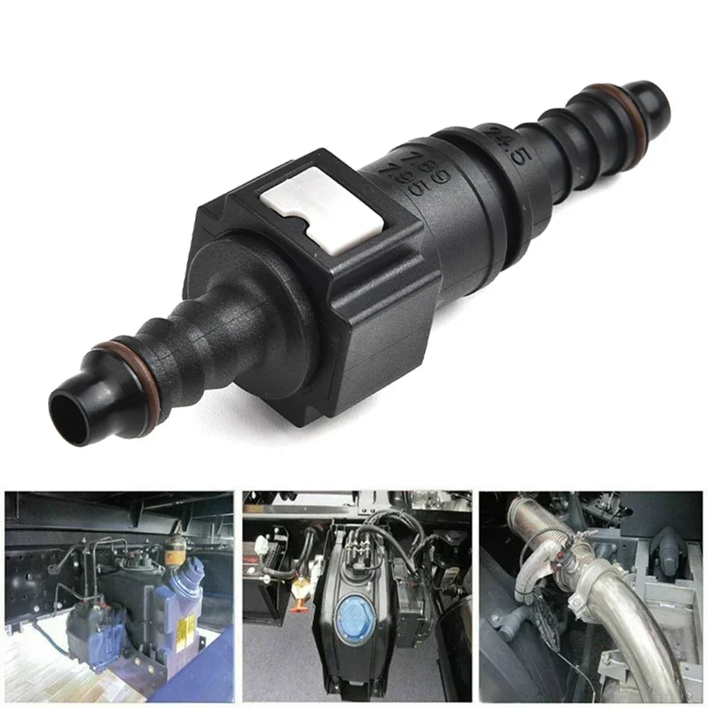 ID6 7.89mm Car Fuel Line Coupler Hose Quick Release Connector Straight Nylon Oil Line Pipe Adapter Automobile Carburetor Parts