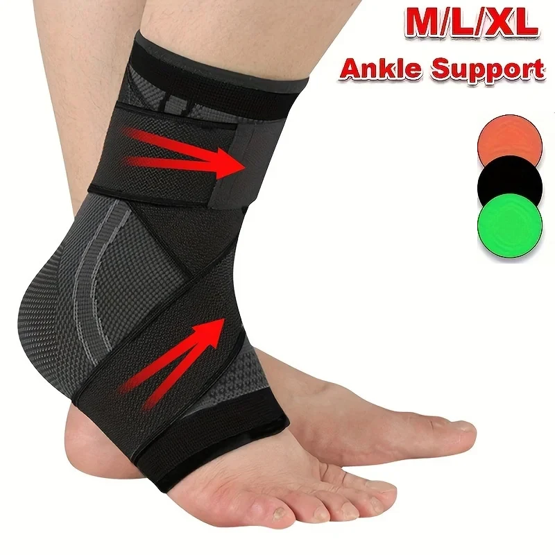 Ankle Support 1Pc Ankle Support Brace With adjustable straps for Foot and Heel