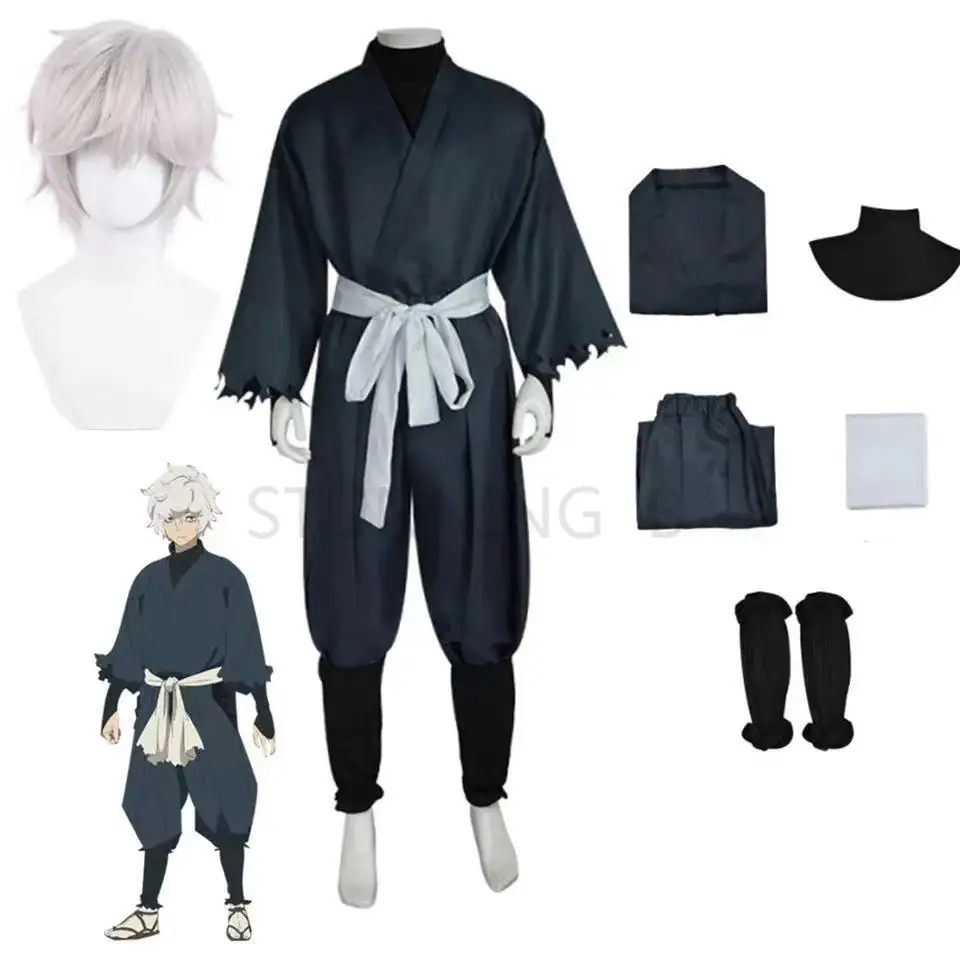 

Gabimaru Cosplay Jigoku Raku Gabimaru Cosplay Costume Anime Hell's Paradise Ninja Uniform Wig Halloween Adult Cosplay Costumes