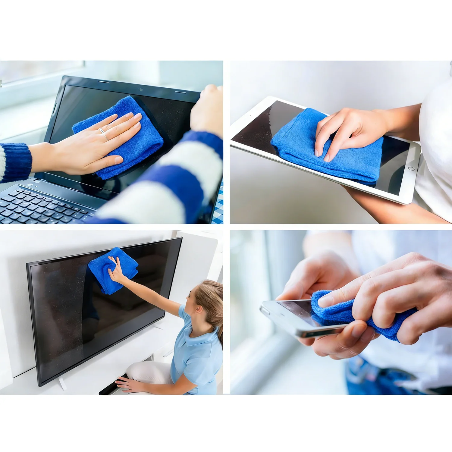 Screen Cleaner Spray Kit with Microfiber Cloth – Streak-Free Cleaning