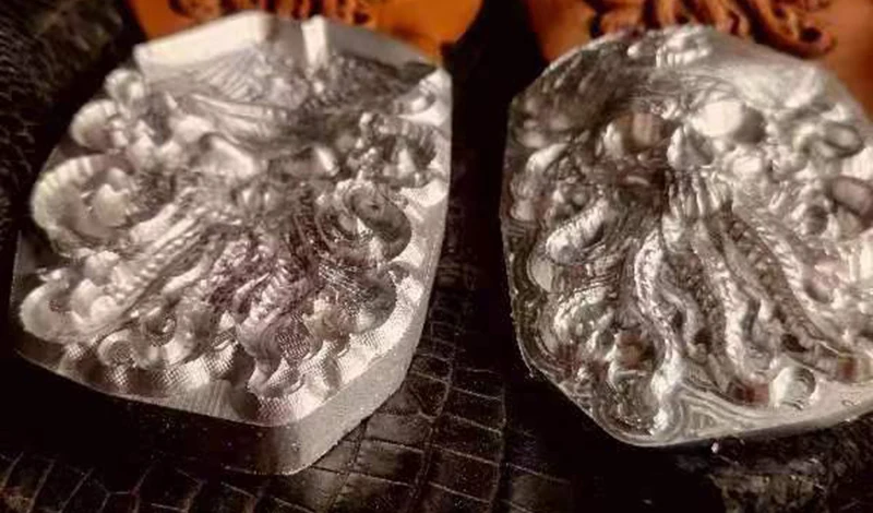몰드 해골 문어 선장 수작업 도구, 가죽 성형 몰드, 수공예 가죽 도구, 3D 모델링