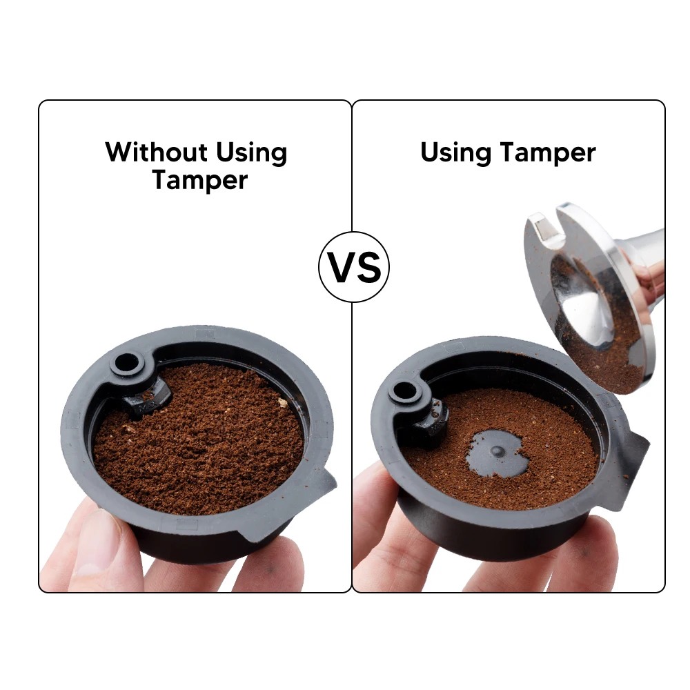 Reusable Coffee Capsule 60ML / 180ML Coffee Pods for BOSCH Tassimo Machine  Refillable Filter Pod with Tamper
