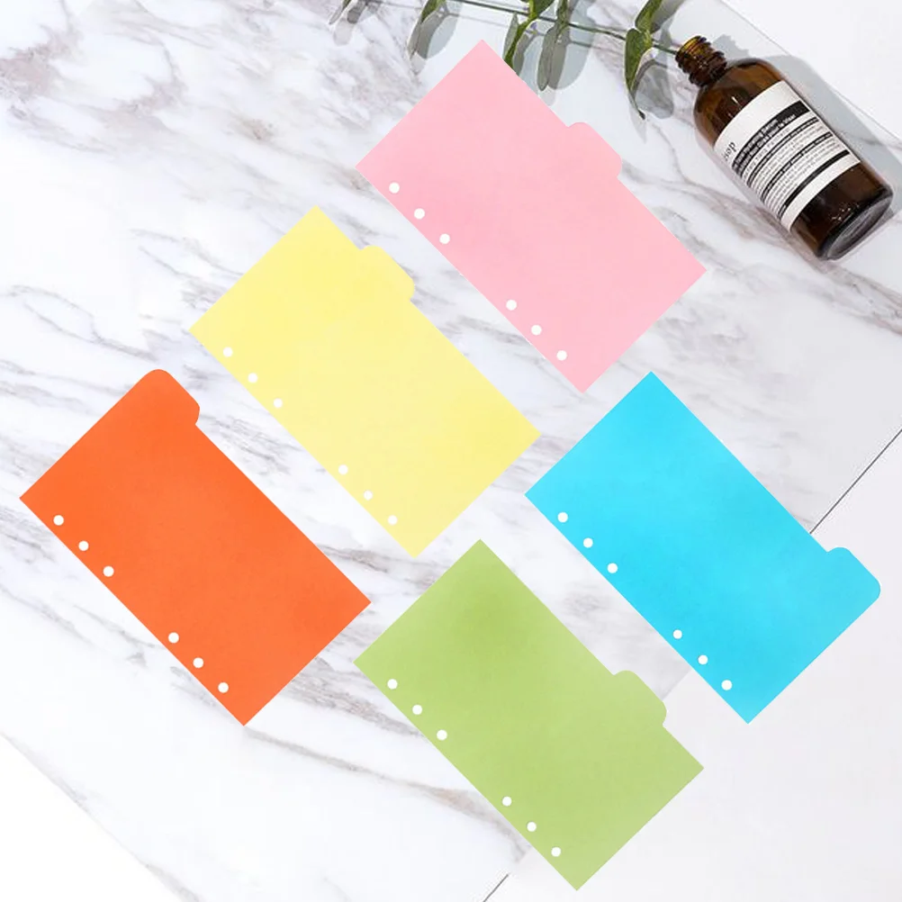 

25 PCS Note Pads Refill Paper for Spiral Notebook Hand Account M Divider Tab Cards