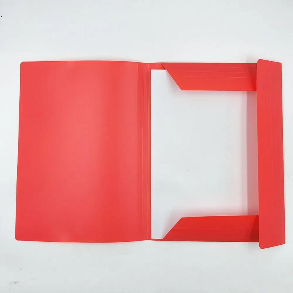 내구성 플라스틱 A4 파일 폴더 확장 가능한 대용량 파일 가방 탄성 스트랩 디자인 문서 주최자 학교 사무실