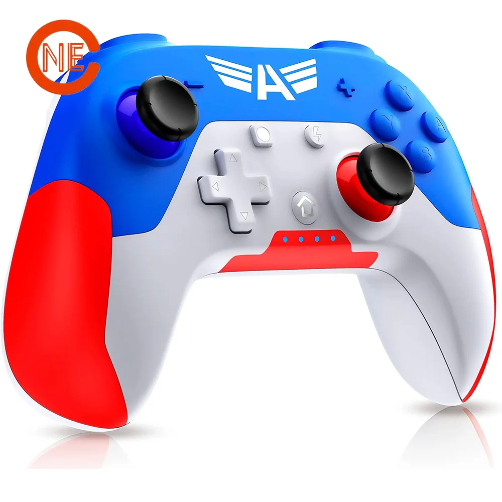Ne Control Wireless Controller Bluetooth Gamepad Con Joystick A Vibrazione Turbo Giroscopio A 6 Assi Per Nintendo Switch/Switch Lite Oled