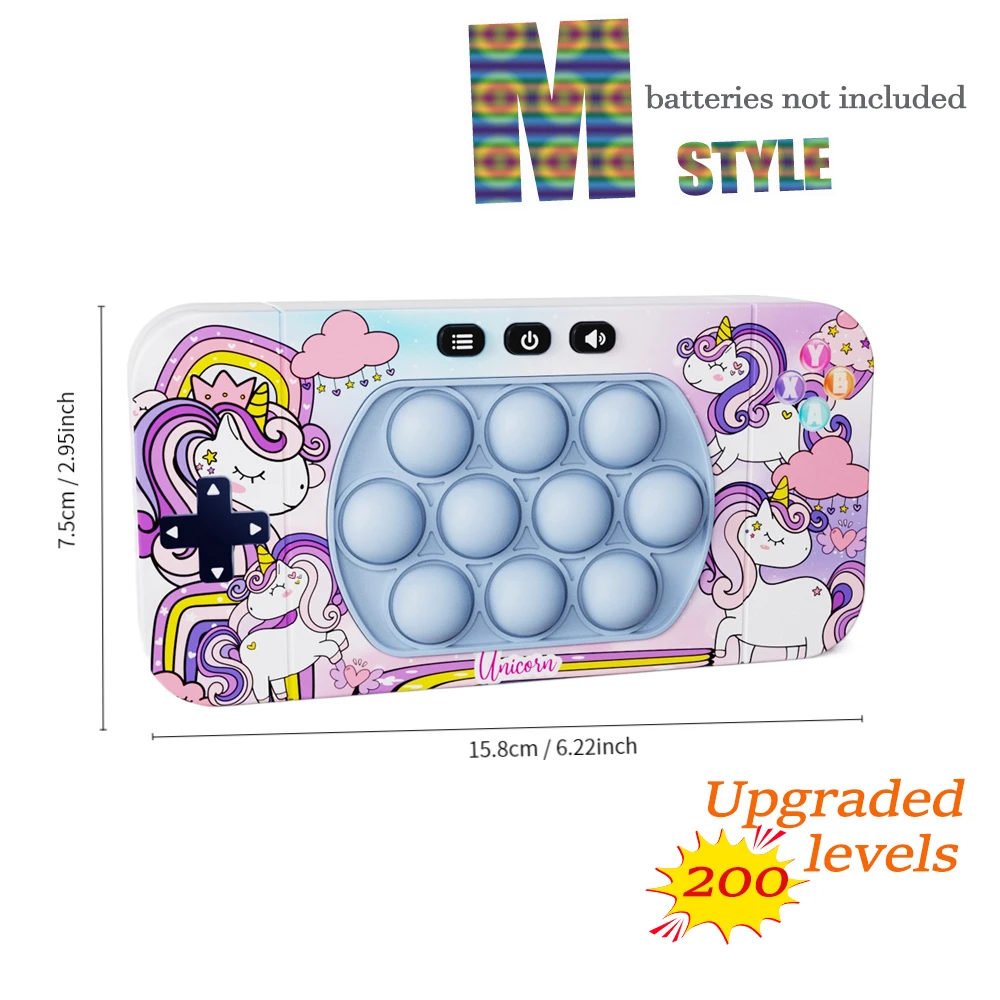 Juego Pop It Burbujas Quick Push Antiestres Sensorial Niños