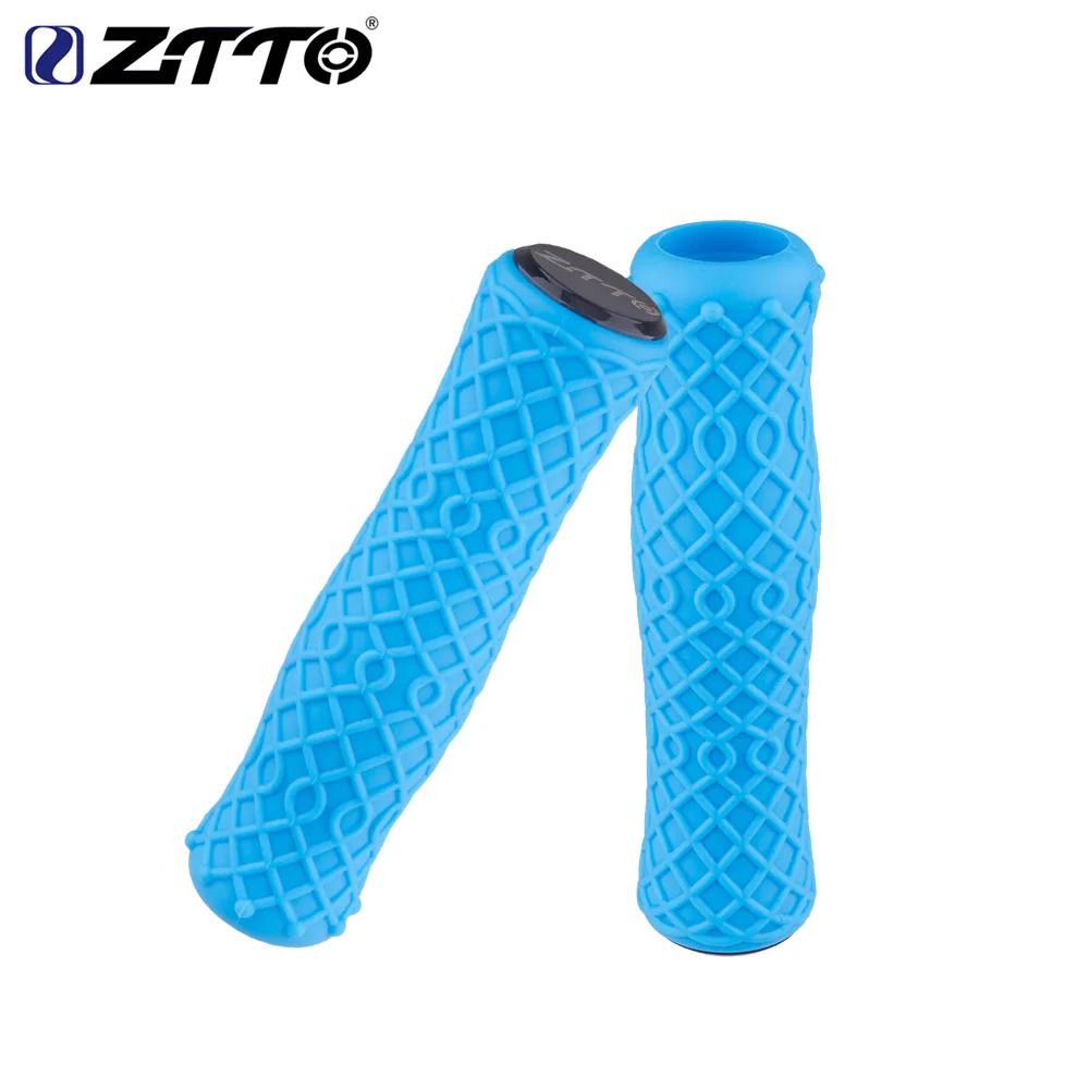 ZTTO-자전거 핸들 바 세트, 산악 자전거 그립, 경량 충격 흡수, 먼지 저항, 미끄럼 방지, 실리콘 색상, 카무플라주