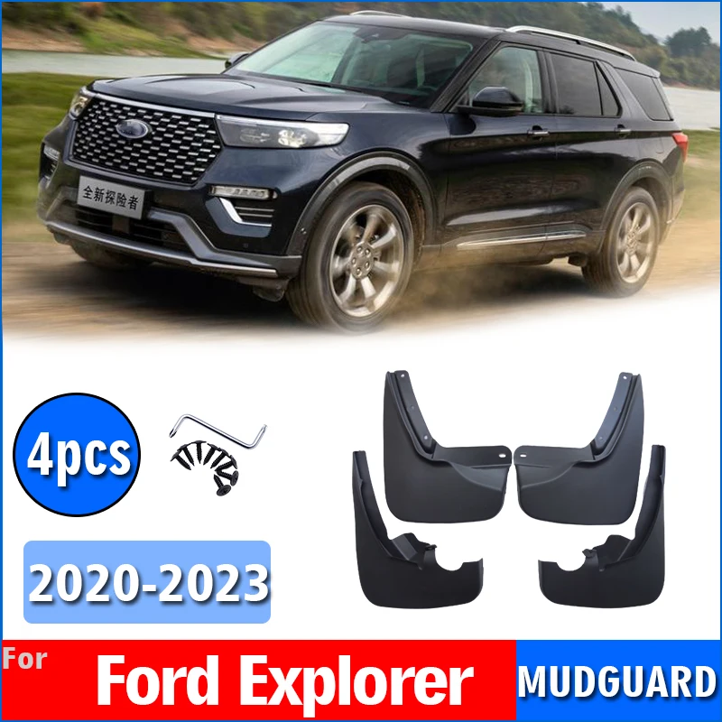 Front & Rear Car Mud Flaps Splash Guards Fender Trim For 2020-2023 Ford  Explorer