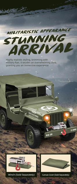 C8815 Rcカー クローラーオフロード車軍用トラック 1:10 1941 C8815 Rcカー クローラーオフロード車軍用トラック 1:10 1941