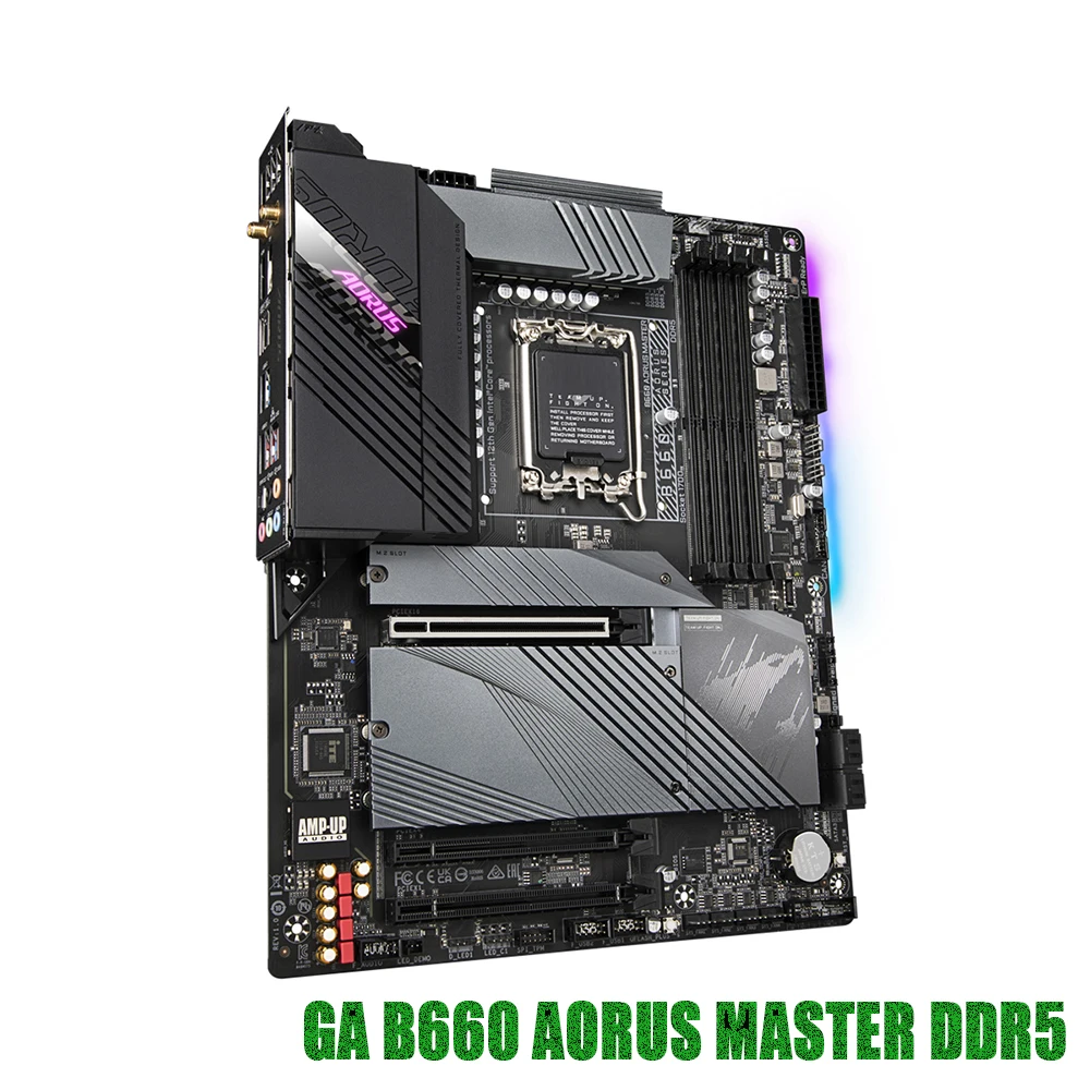 

Настольная материнская плата LGA1700 B660 ATX 128 ГБ, GA B660 AORUS MASTER DDR5 для Gigabyte