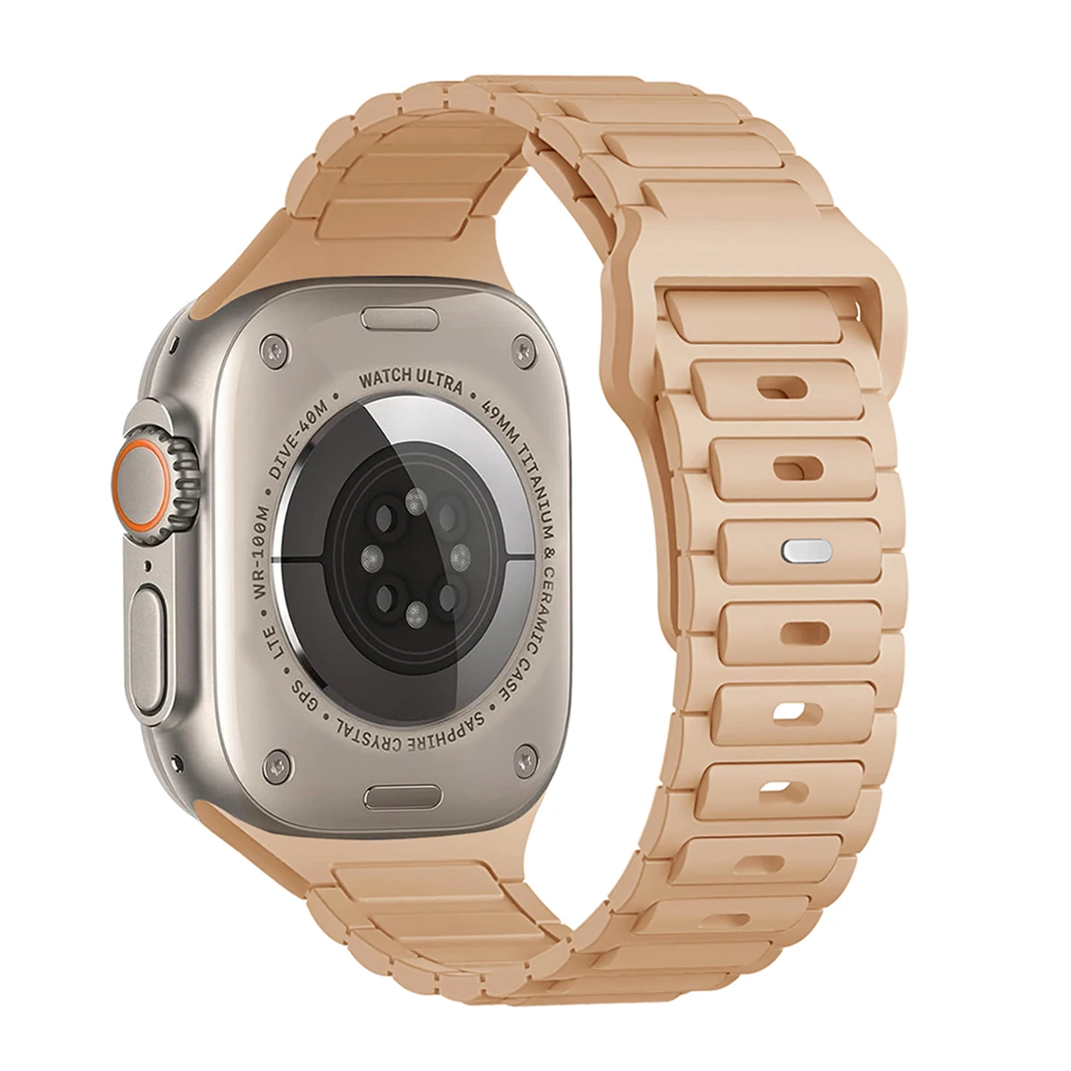ตัวเลือกสินค้า สร้อยข้อมือซิลิโคนแฟชั่นสำหรับ Apple Watch ทุกรุ่น
