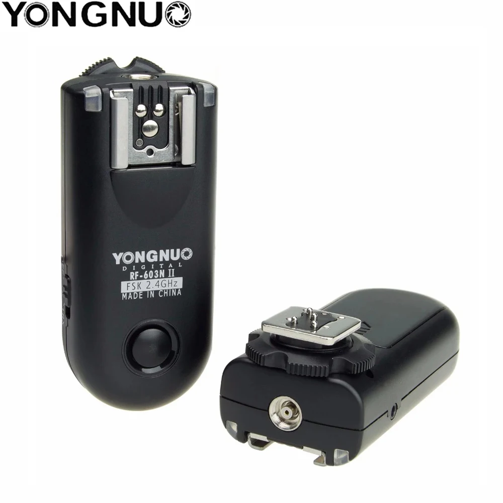 Yongnuo disparador de Flash inalámbrico RF 603 II, N1, N3, para Nikon