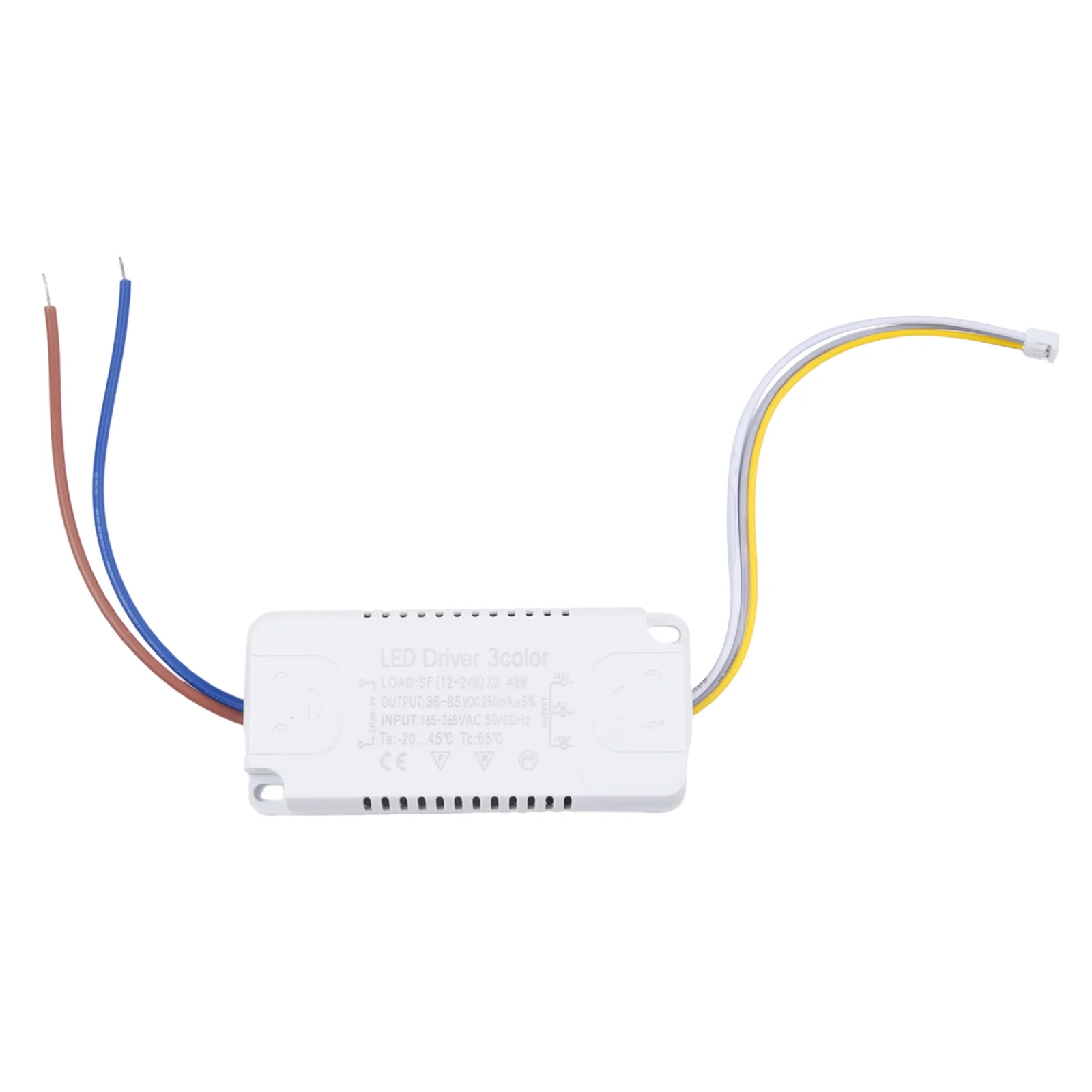 LED-Treiber, 3-Farben-Adapter, 8–24 W, 20–40 W, 30–50 W, 40–60 W, 50–70 W, für LED-Beleuchtung, nicht isolierender Transformator-Treiber-Ersatz – Detail 11