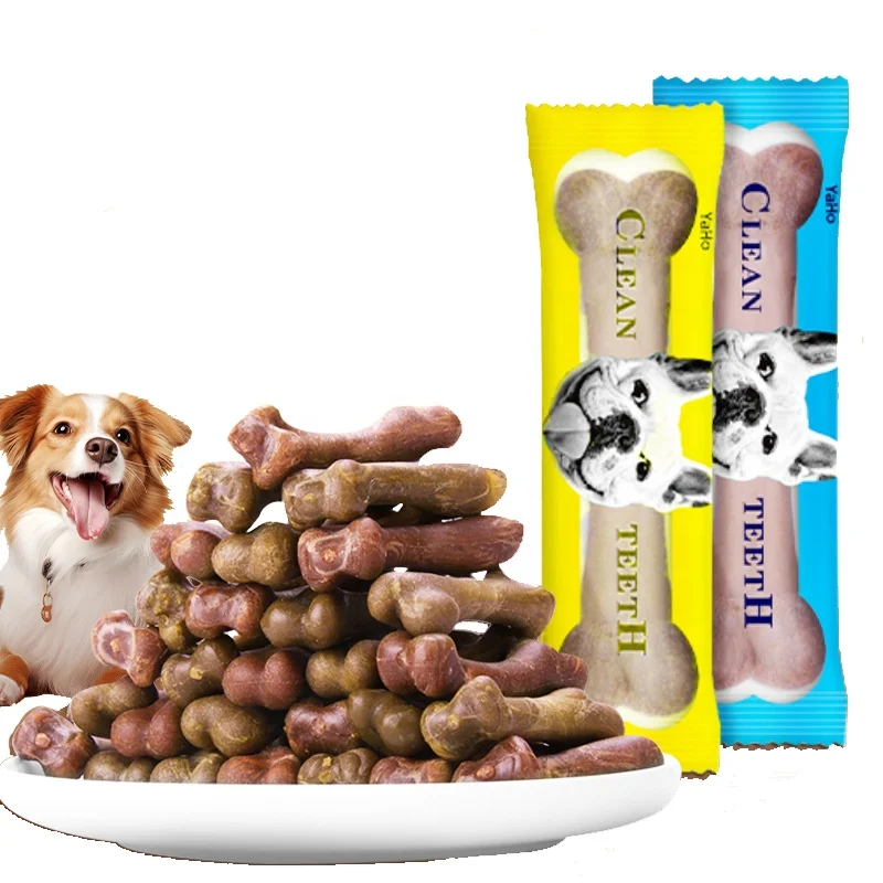 Pet Dog Chew Snacks Dental Cleaning Stick Dog Chewing Molar Stick Dental Care Natural Snacks Bone Molar Cleaning Food