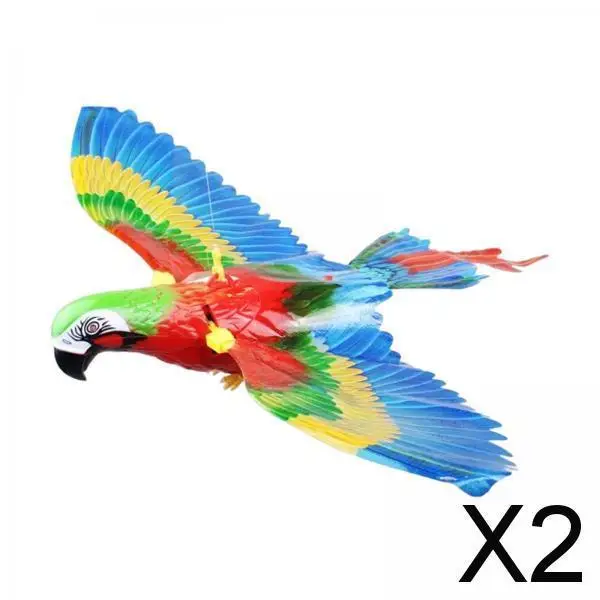 

2xSimulation Bird Interactive Cat Toy Exerciser Educational Toys Flying Birds