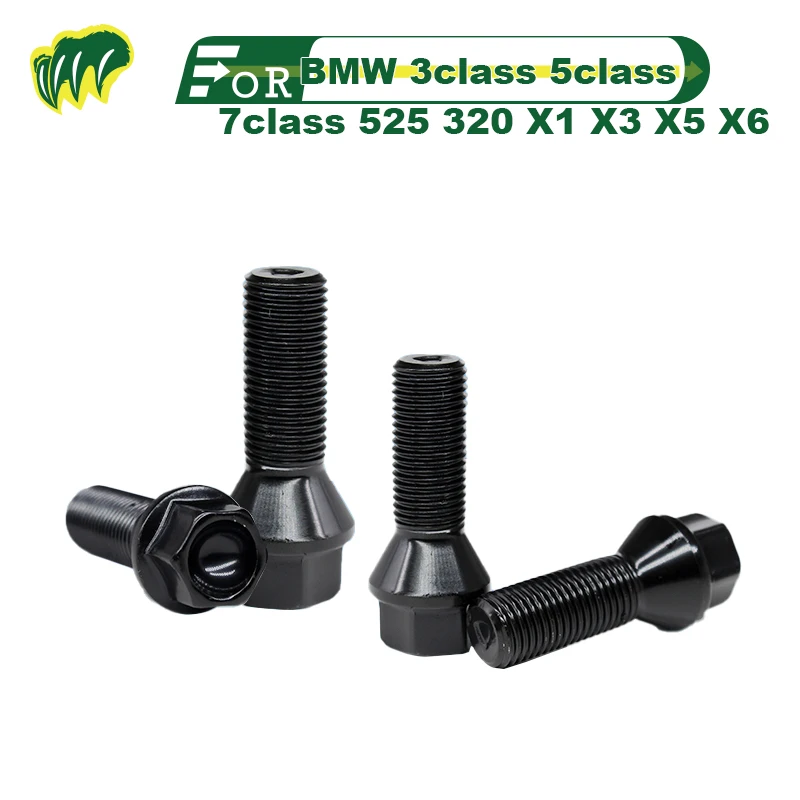 

1piece For BMW 3class 5class 7class 525 320 X1 X3 X5 X6 Z4 I8 I3 Tire Screws Wheel Hub Nuts End Nut Wheel Nut Wheel Bolts