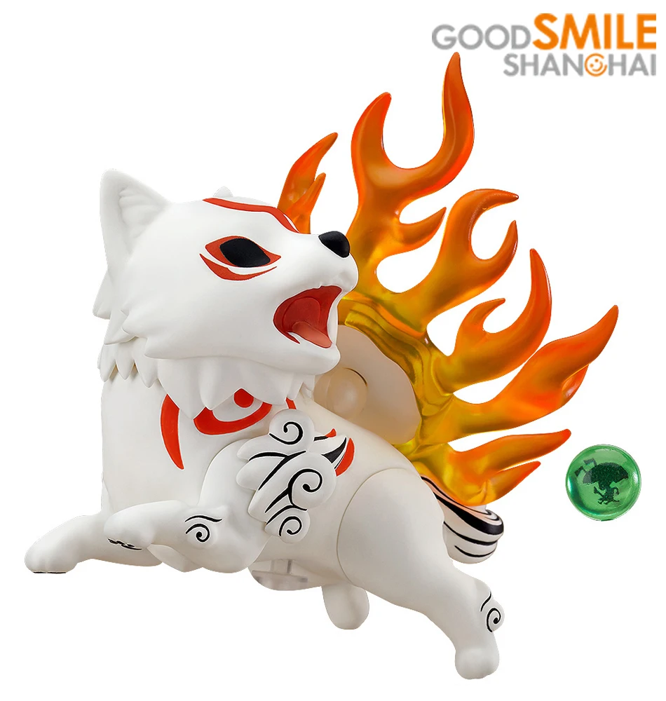 Оригинальная компания Good Smile Nendoroid 1365 Okami Amaterasu Shiranui ГСК Коллекционная модель