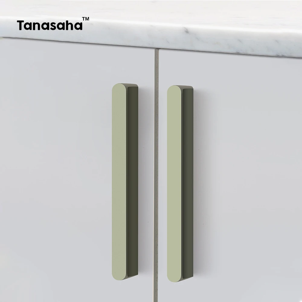 ลูกบิดลิ้นชักด้ามจับตู้ในห้องครัวแบบอะลูมินัมอัลลอยลูกบิดตู้ตู้เสื้อผ้าแบบดึงอุปกรณ์เหล็กเครื่องตกแต่งบ้านอุปกรณ์ตกแต่งบ้าน 1