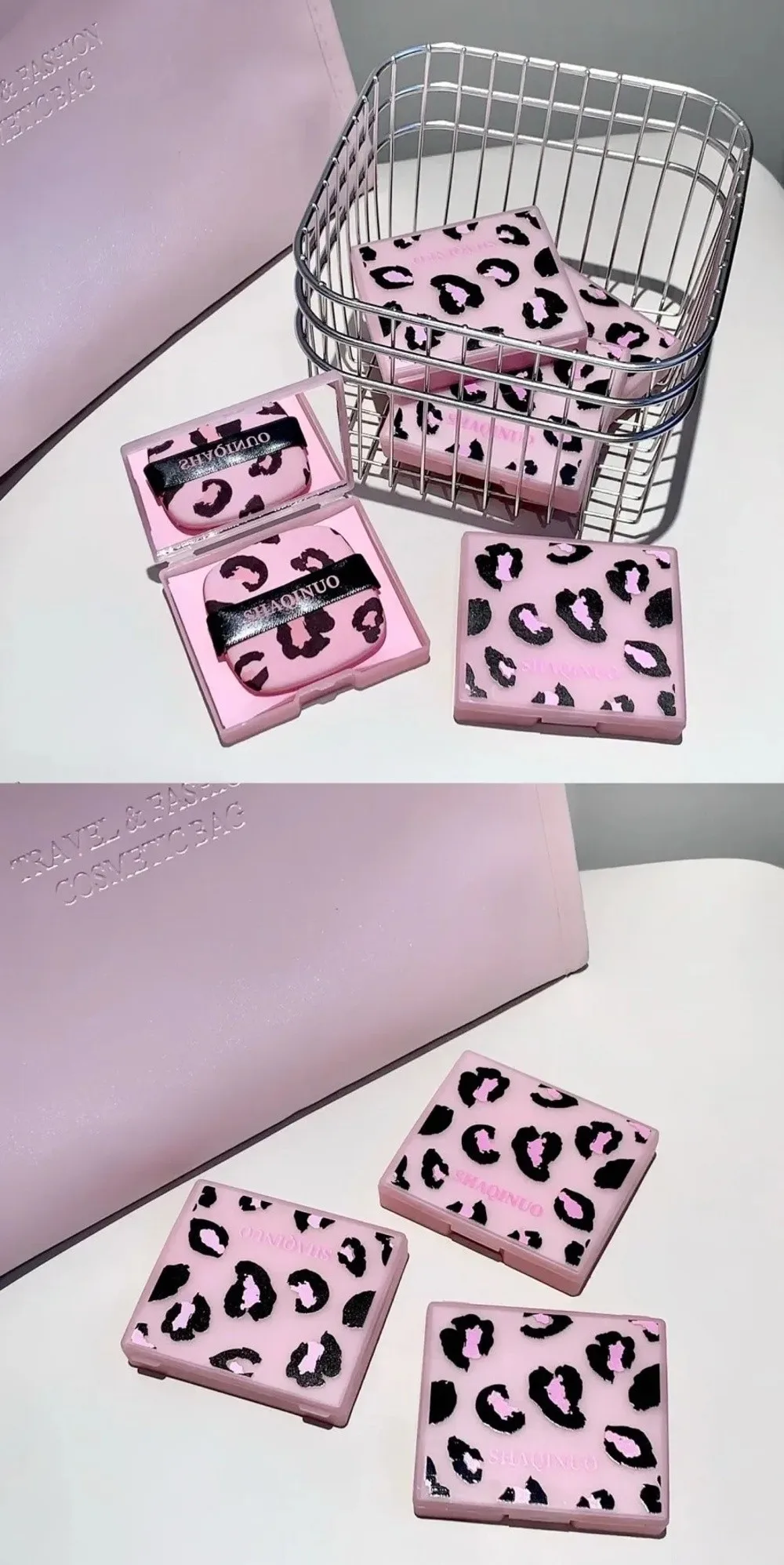 Facial Oil Blotting Paper Sheets With Mirror And Storage Box_voghion.com
